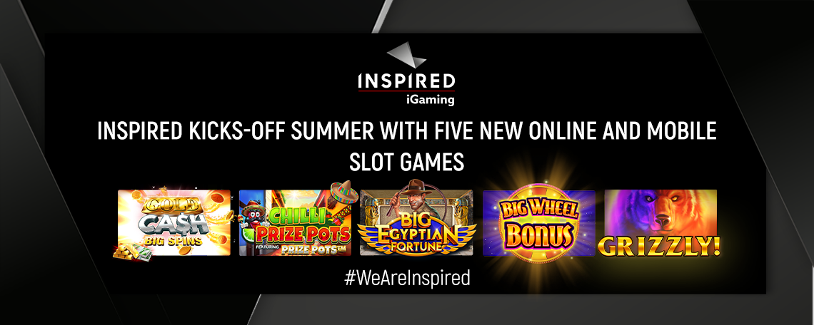 Inspired launches three new online and mobile slot games