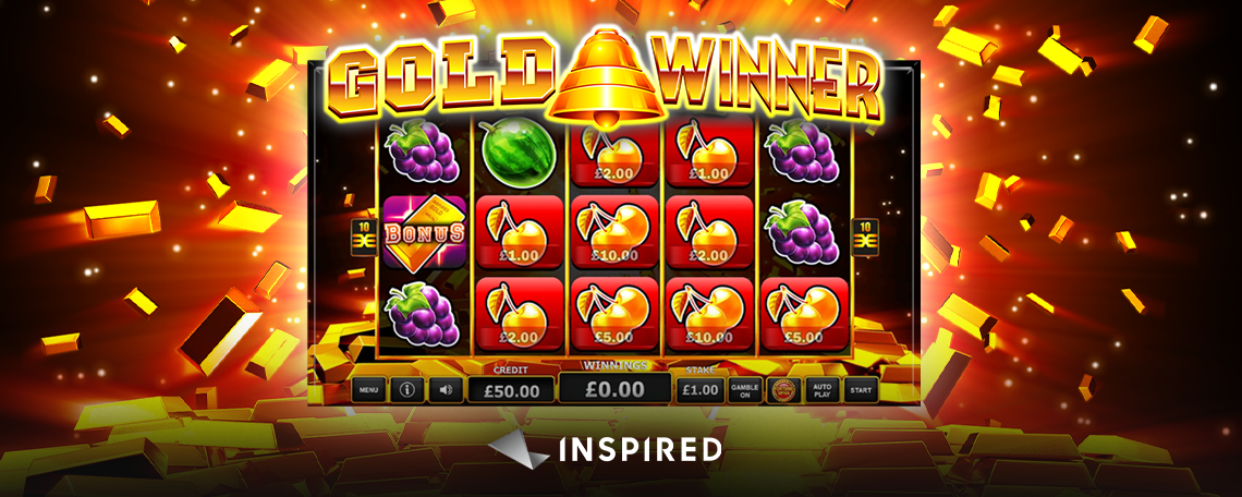 INSPIRED LAUNCHES GOLD WINNER™ SLOT GAME TO UK RETAIL