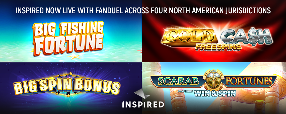 INSPIRED NOW LIVE WITH FANDUEL ACROSS FOUR MAJOR NORTH AMERICAN JURISDICTION PR IMAGE