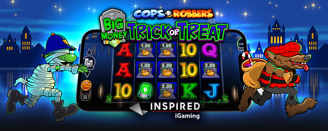 GET SPOOKY WITH INSPIRED'S LATEST HALLOWEEN SLOT: COPS 'N' ROBBERS