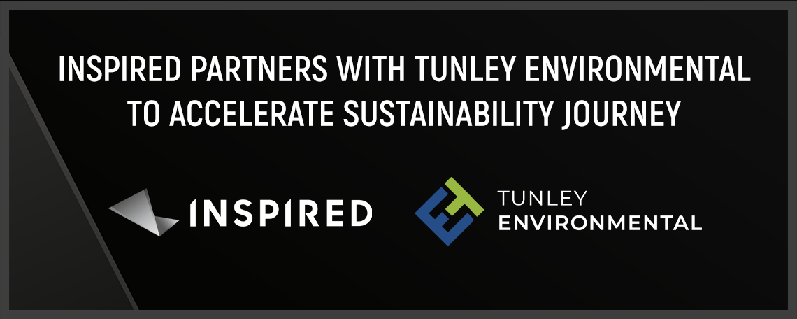 Inspired Entertainment Partner with Tunley Environmental to Accelerate Sustainability Journey