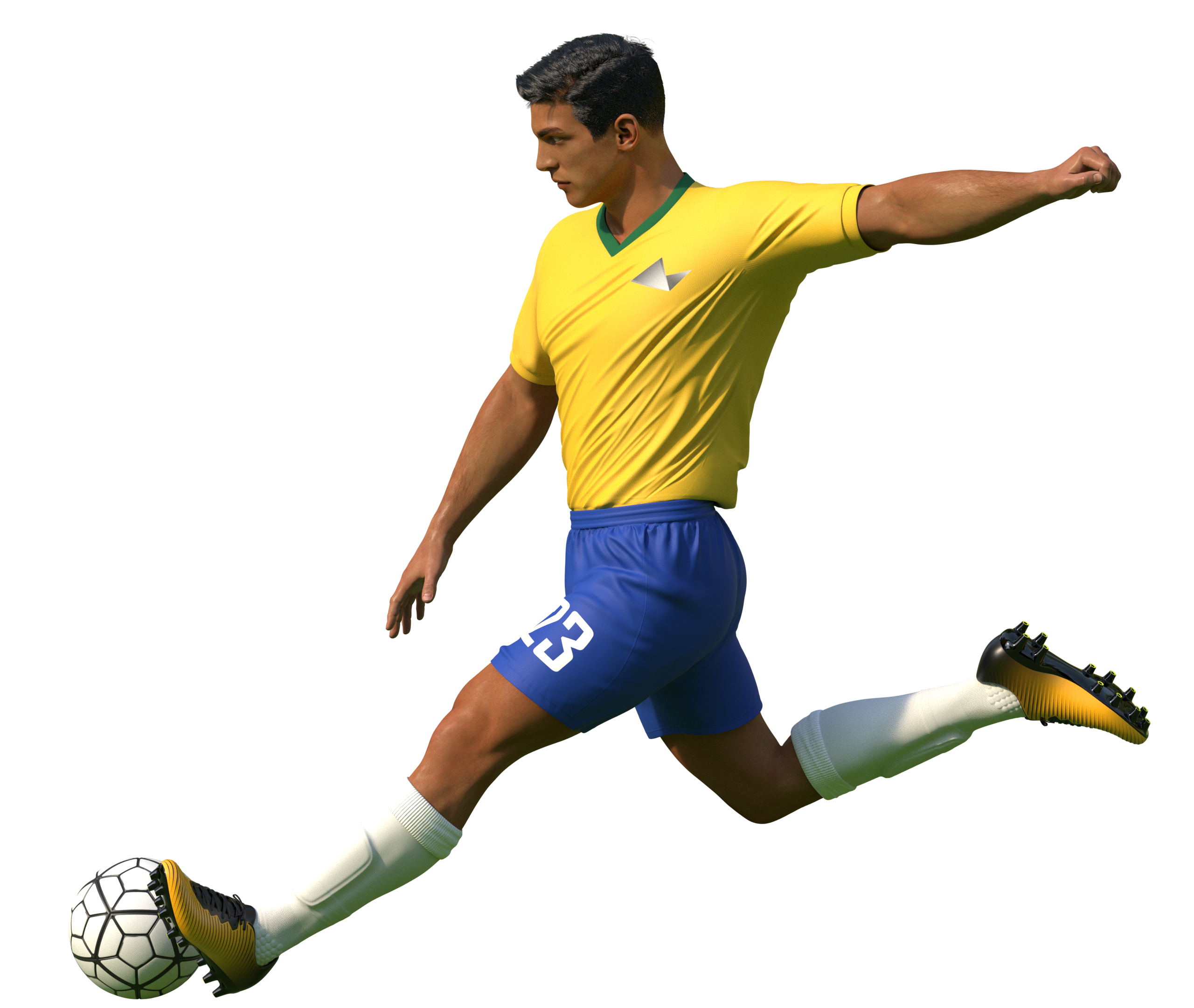 V-Play Football Brazil Render