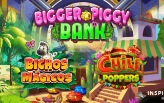 INSPIRED ENTERTAINMENT INTRODUCES THREE NEW iGAMING SLOT RELEASES THIS JULY: CHILI POPPERS™, BICHOS MAGICOS™ & BIGGER PIGGY BANK™