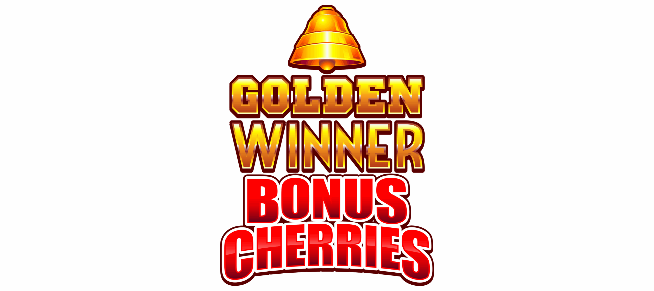 Golden Winner Bonus Cherries Logo Golden Winner Bonus Cherries Logo
